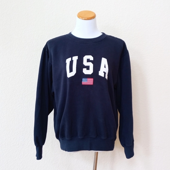 Brandy Melville John Galt USA navy blue sweatshirt - Picture 3 of 8